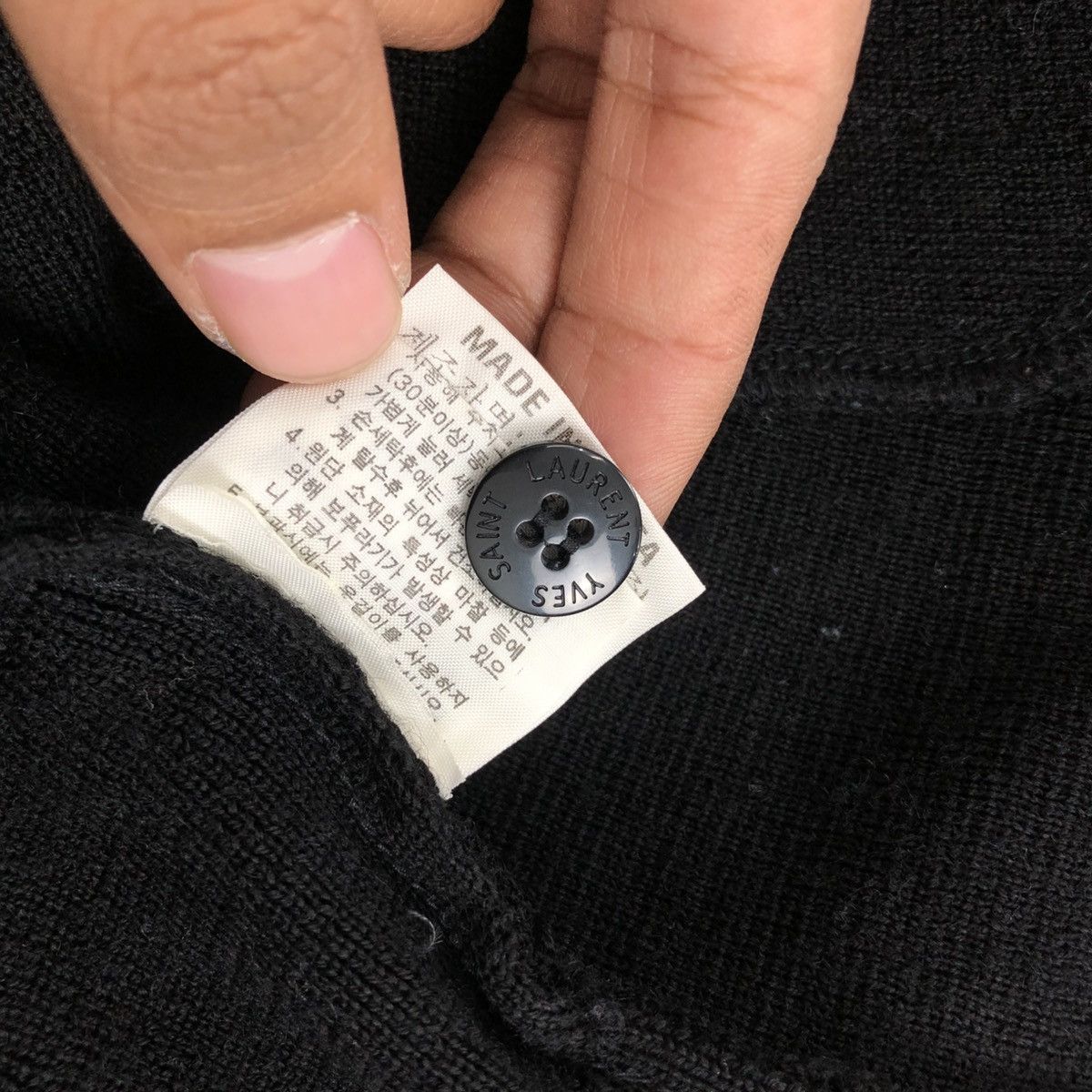 Vintage × Yves Saint Laurent Vintage Yves Saint Laurent YSL Italian Designer Black Vest Size XL / US 12-14 / IT 48-50 - 8 Thumbnail