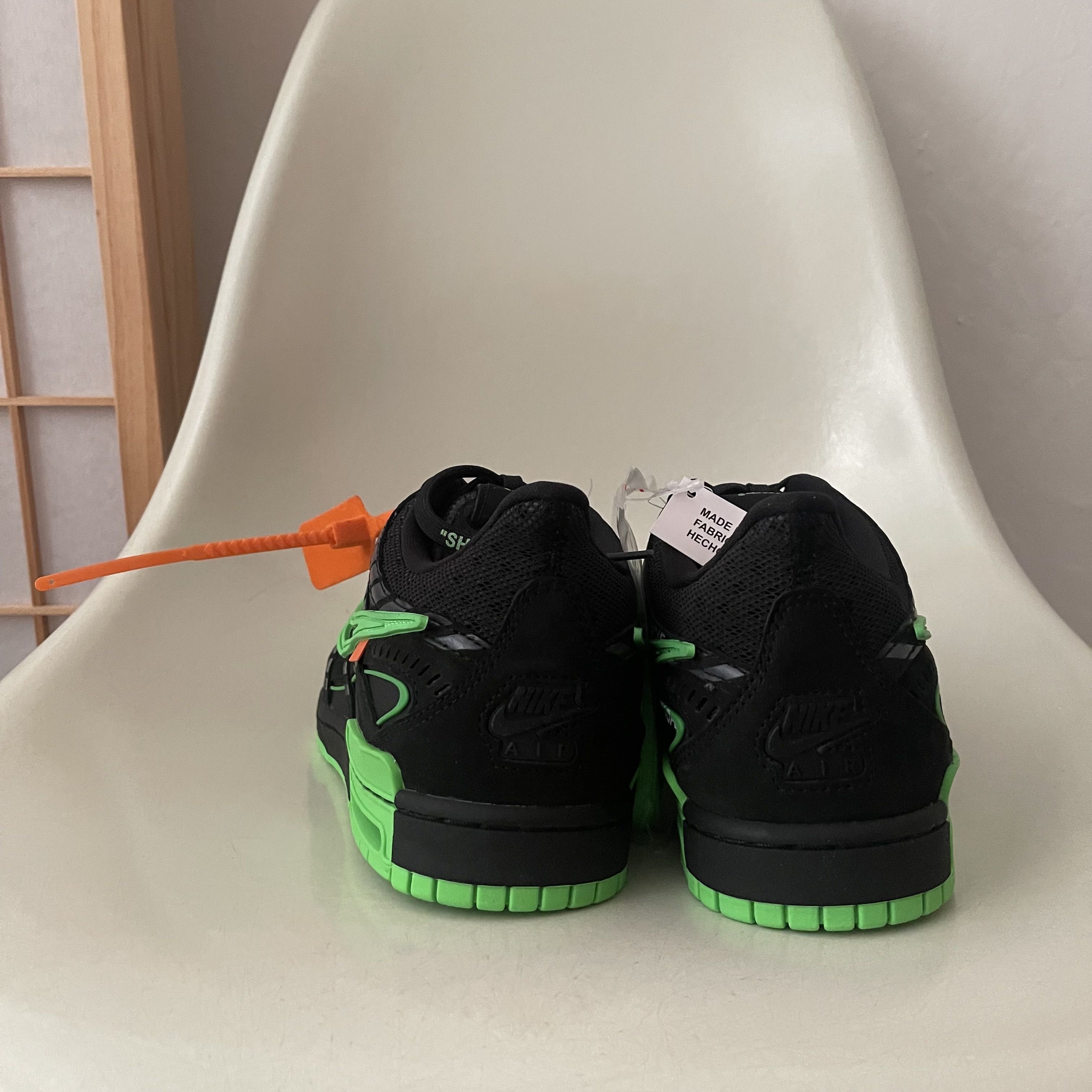 Nike × Off-White Air Rubber Dunk Green Strike NEW Size US 9.5 / EU 42-43 - 6 Thumbnail