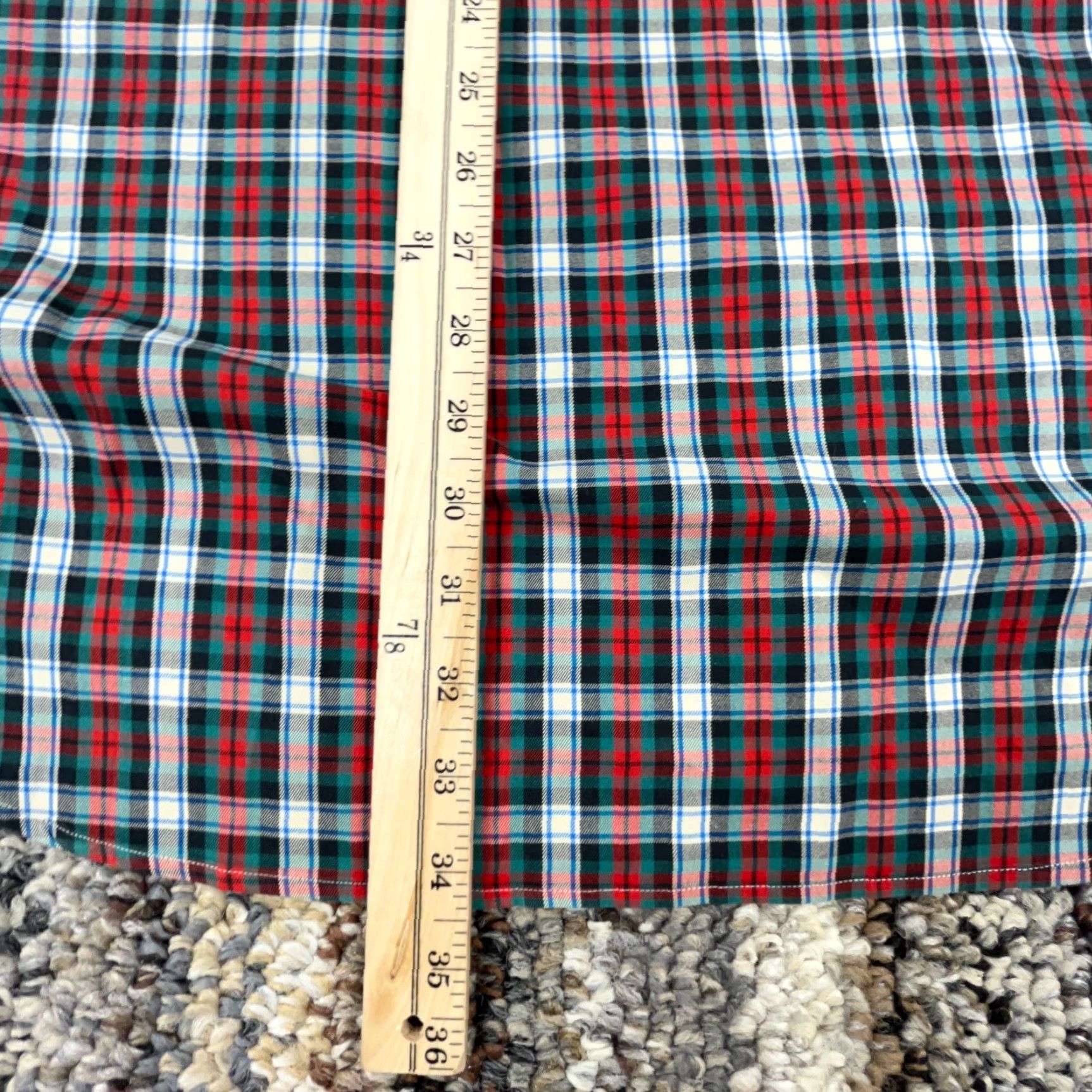 Ralph Lauren VINTAGE Ralph Lauren Men Shirt Large Red Blue Plaid Button-Up All Seasons Fall Spring Summer Winter Size US L / EU 52-54 / 3 - 7 Thumbnail