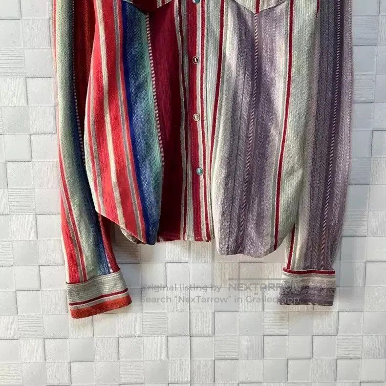 Kapital KAPITAL colorful striped shirt. Size US S / EU 44-46 / 1 - 4 Thumbnail