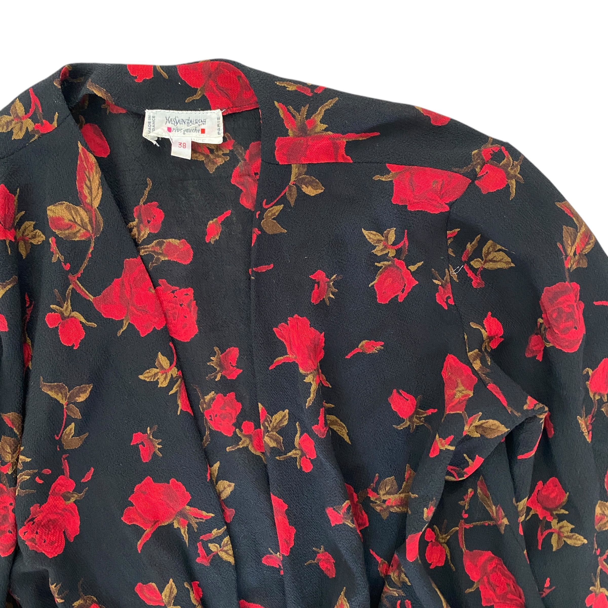 Saint Laurent Paris × Yves Saint Laurent Vintage Yves Saint Laurent Paris Blouse Size XS / US 0-2 / IT 36-38 - 2 Thumbnail