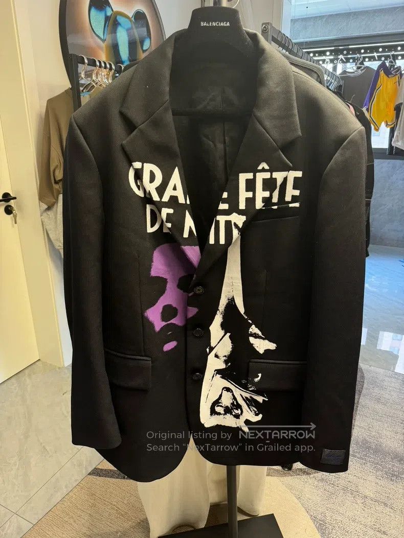 Raf Simons Raf Simons 22FW show printed suit Size 48R - 1 Thumbnail
