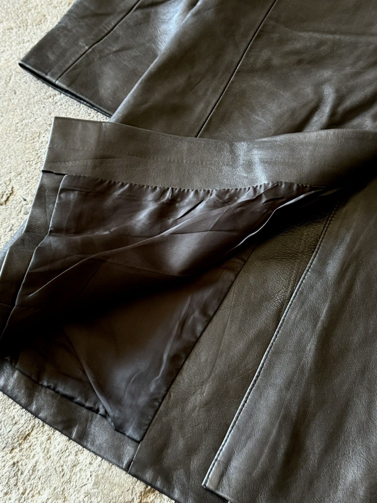 Gucci × Tom Ford Archive Gucci - Tom Ford - Lamb Skin - Leather Coat Size US M / EU 48-50 / 2 - 19 Thumbnail