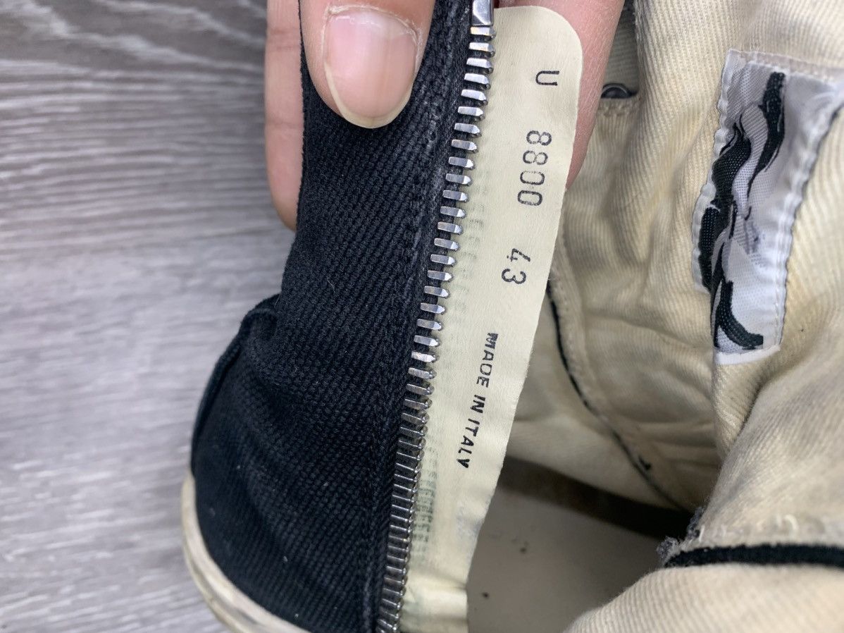 Rick Owens Drkshdw rick owen ramones high top Size US 10 / EU 43 - 8 Thumbnail