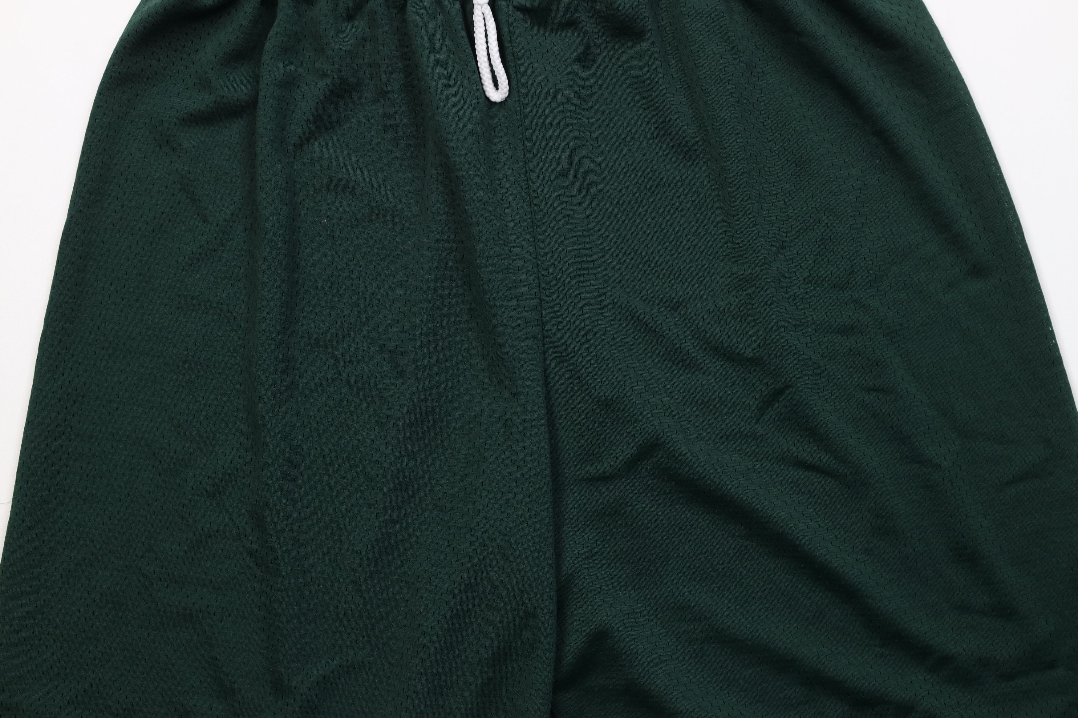 Vintage Vintage 90s Streetwear Blank Above Knee Mesh Shorts Green Size US 34 / EU 50 - 3 Thumbnail