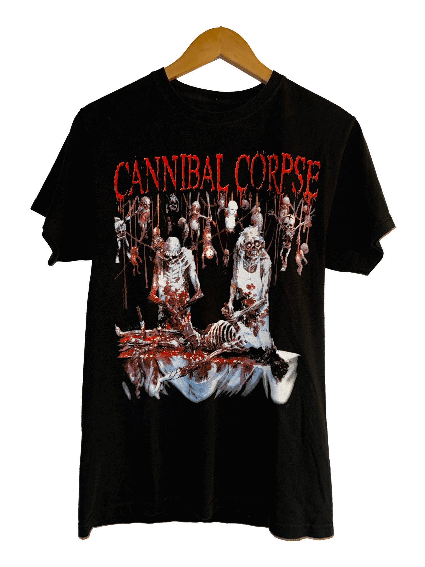 Vintage Cannibal Corpse 91' Butchered At Birth Merch Size US S / EU 44-46 / 1 - 1 Thumbnail
