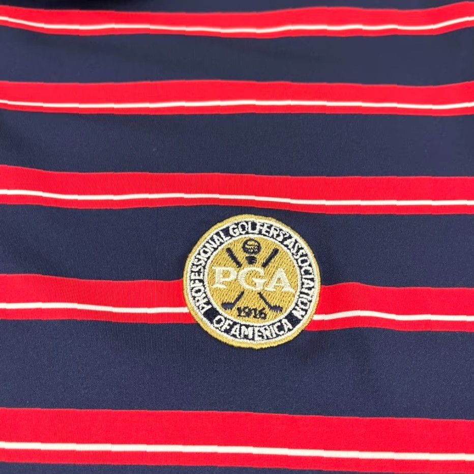 RLX Ralph Lauren RLX Ralph Lauren Polo Shirt Mens Large 2016 Ryder Cup Hazeltine USA Golf Sport Multicolor Short Sleeve Size US L / EU 52-54 / 3 - 3 Thumbnail