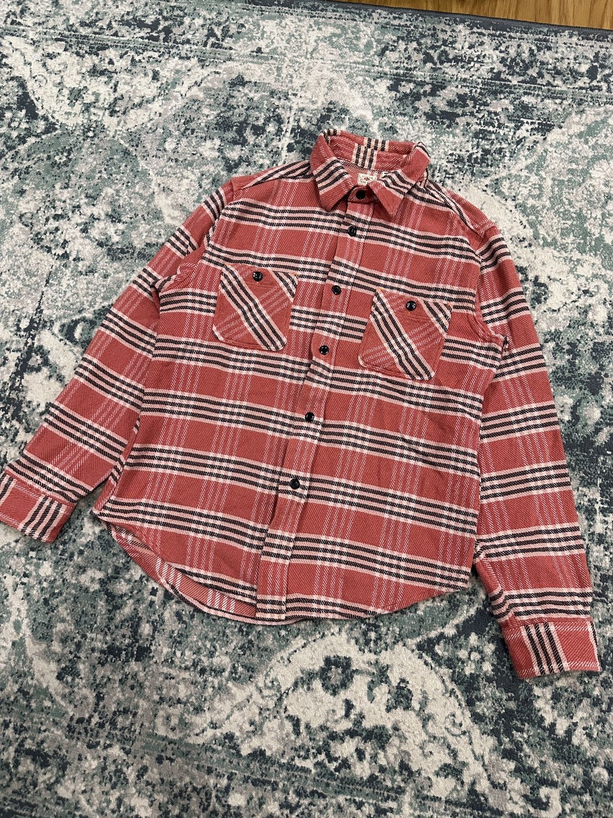Sugar Cane Sugar Cane By Toyo Entrprise Flannel Checked Button Up Shirt Size US M / EU 48-50 / 2 - 6 Thumbnail