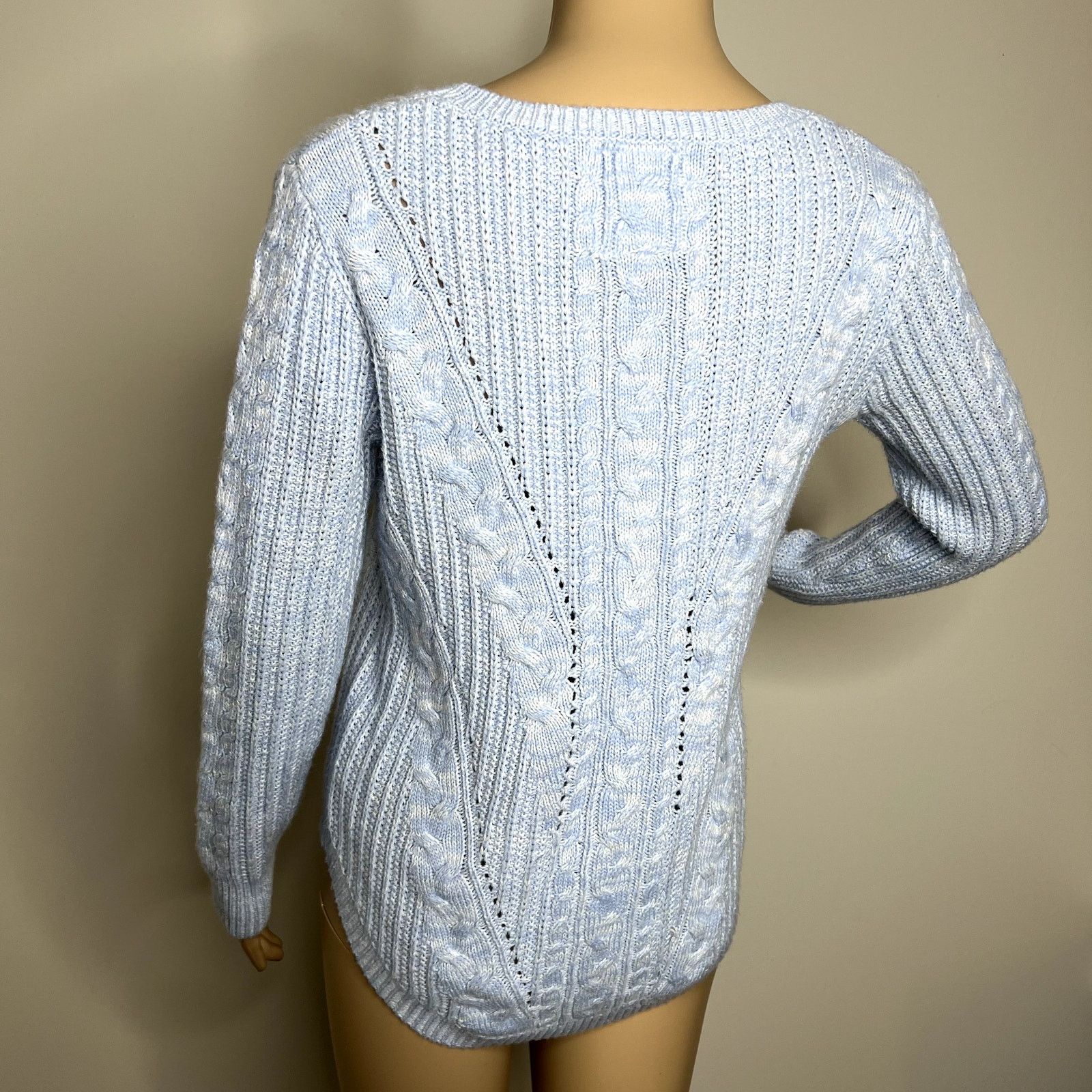 Other SO Blue Perfect Pullover Knit Crewneck Sweater Size M / US 6-8 / IT 42-44 - 3 Thumbnail