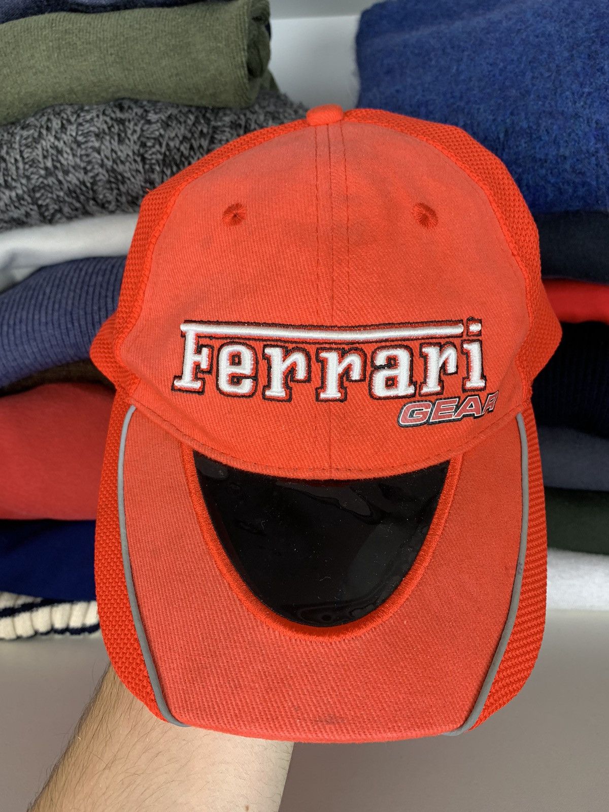 Ferrari × Vintage Vintage Ferrari Cap Hat Size ONE SIZE - 2 Thumbnail