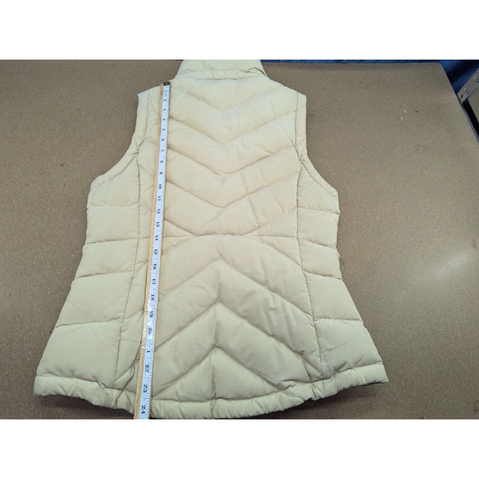 Vintage Vintage Polo Jeans Company Womens Goose Down Vest S Creamy White Gilet Polo Jeans Company Vest Down Sleeveless Button Casual Winter Womens Size 28" / US 6 / IT 42 - 4 Thumbnail