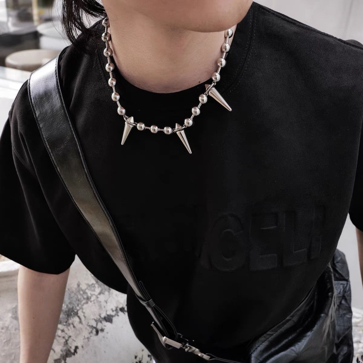 Japanese Brand × Vintage Retro punk necklace Size ONE SIZE - 2 Thumbnail