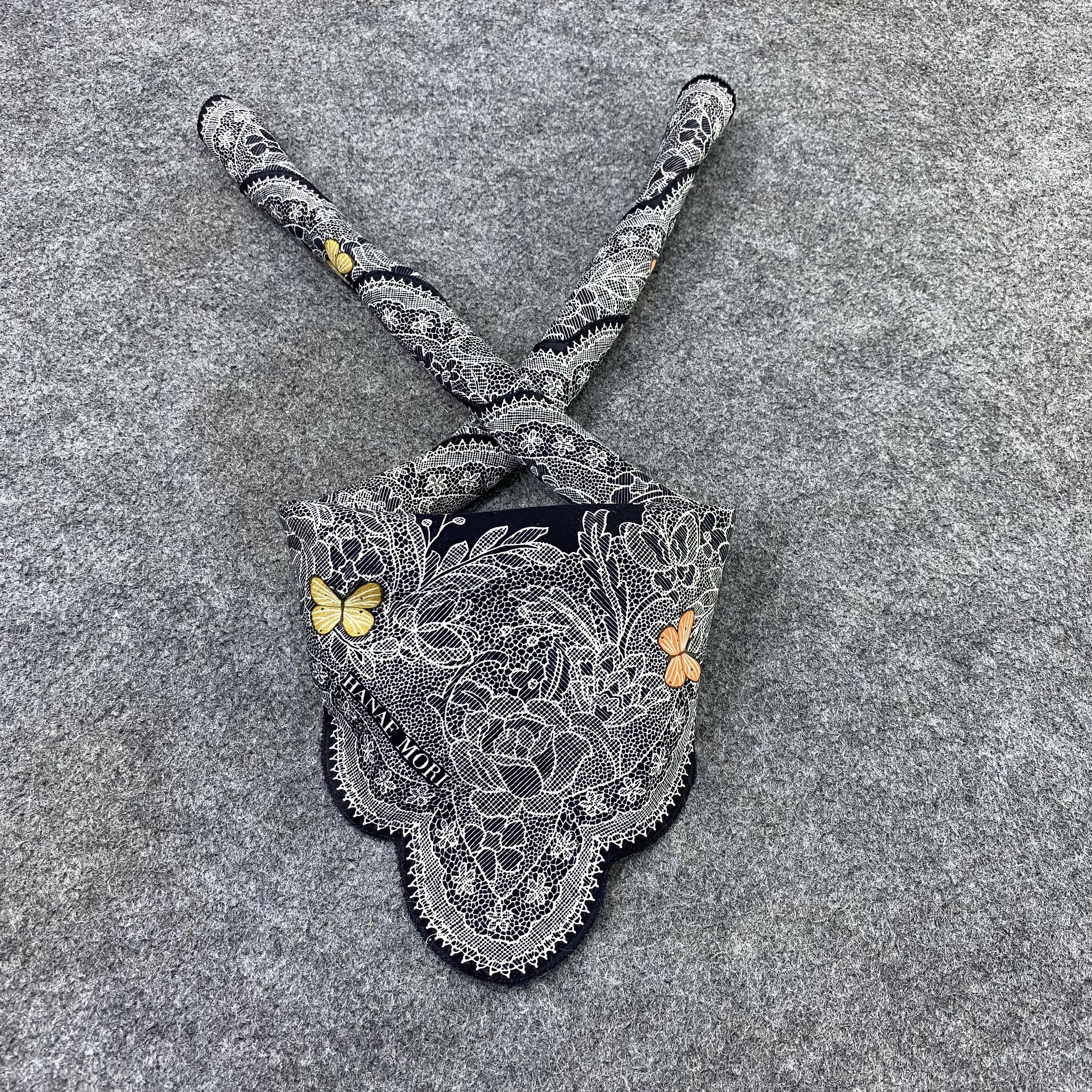 Hanae Mori Hanae Mori Handkerchief Neckerchief Bandana-B1652 Size ONE SIZE - 2 Thumbnail