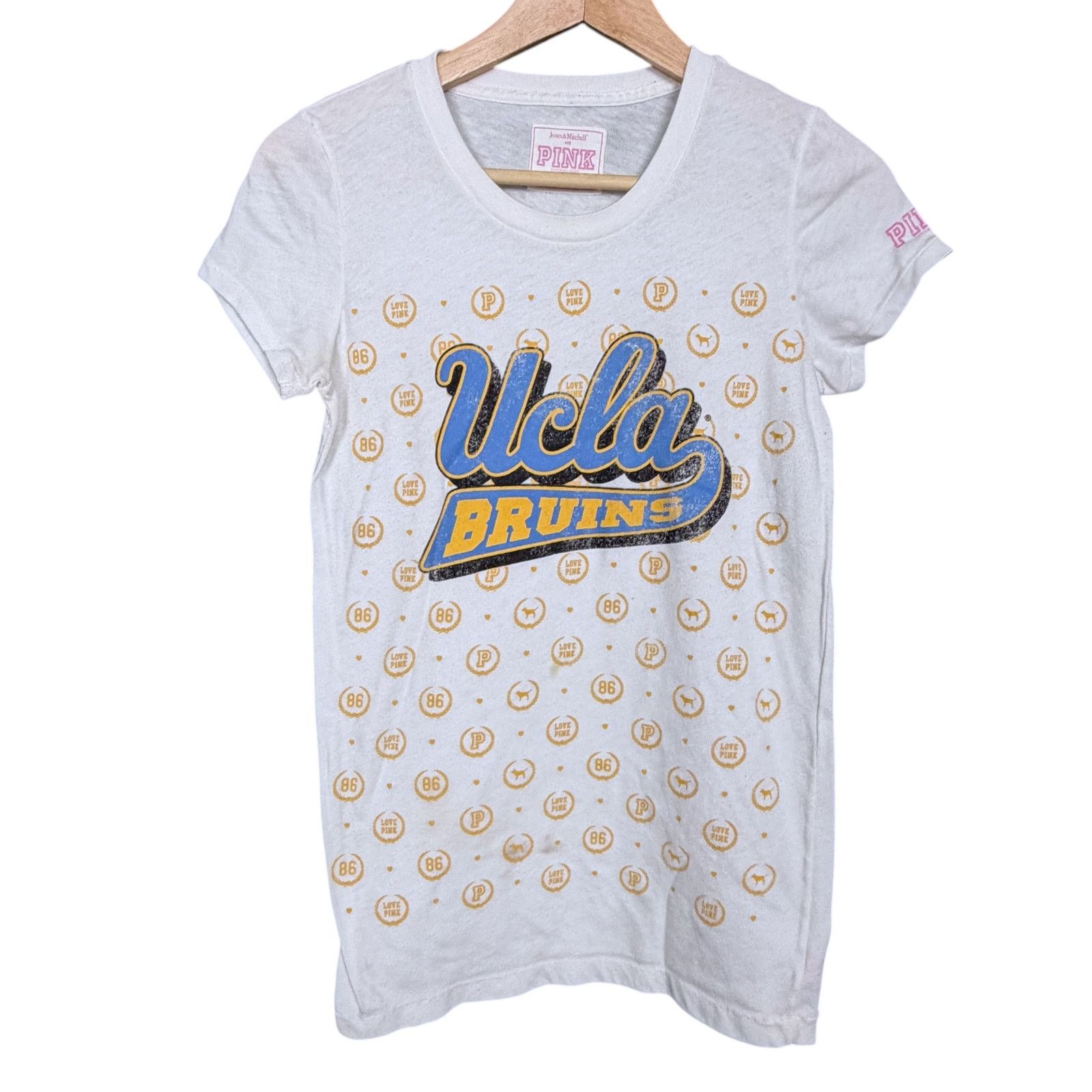 Pink Jones & Mitchell x Pink Victoria's Secret UCLA T-Shirt M Size M / US 6-8 / IT 42-44 - 2 Thumbnail