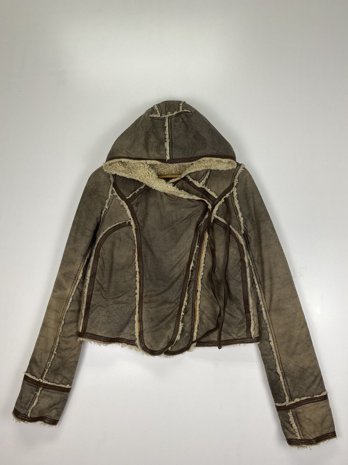 Tsumori Chisato Tsumori Chisato Issey Miyake Sherpa Faux Fur Size S / US 4 / IT 40 - 2 Thumbnail