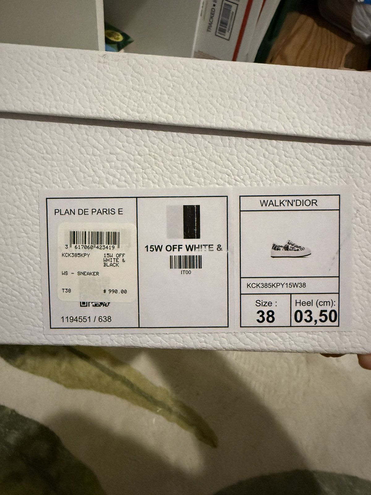 Dior Dior Women's Walk'n'Dior Platform Cotton Sneaker Size US 8 / IT 38 - 10 Thumbnail