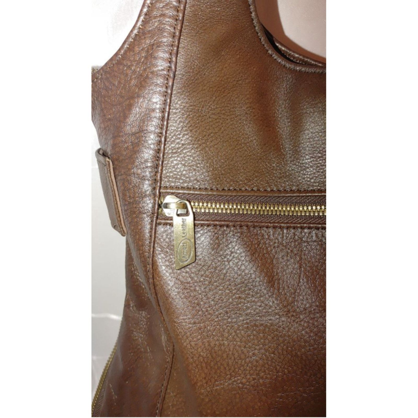 Leather Amerileather Judelle Universal Leather Satchel Size ONE SIZE - 7 Thumbnail