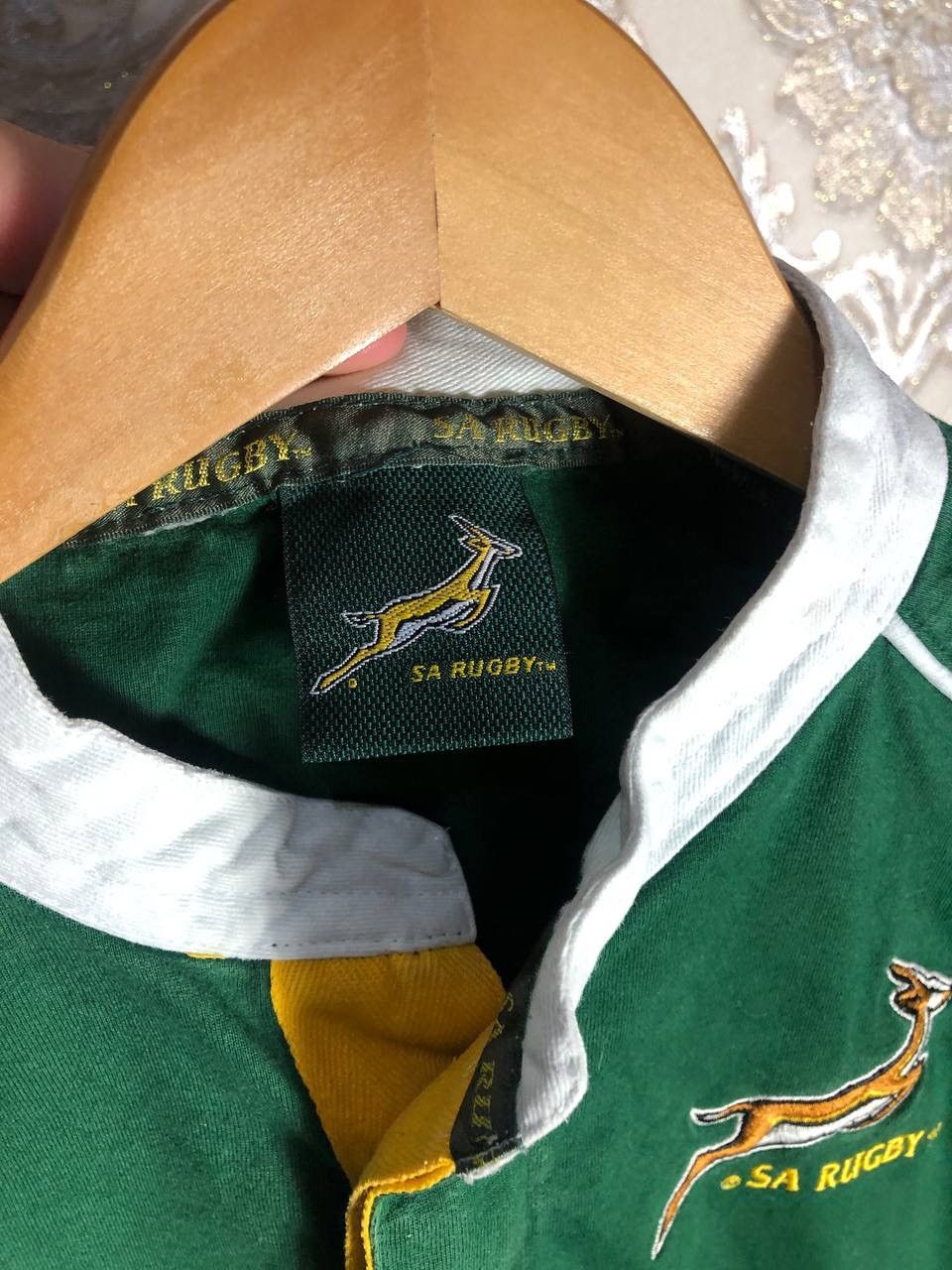Canterbury of New Zealand × Cotton Traders VERY RARE AFRICA RUGBY JERSEY RETRO POLO BLOKECORE 90s Y2K Size US S / EU 44-46 / 1 - 3 Thumbnail