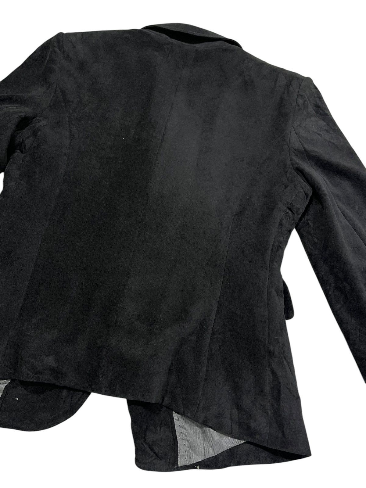 Beauty Beast INED By Yohji Yamamoto Velvet Button Up Blazer Size XS / US 0-2 / IT 36-38 - 14 Thumbnail