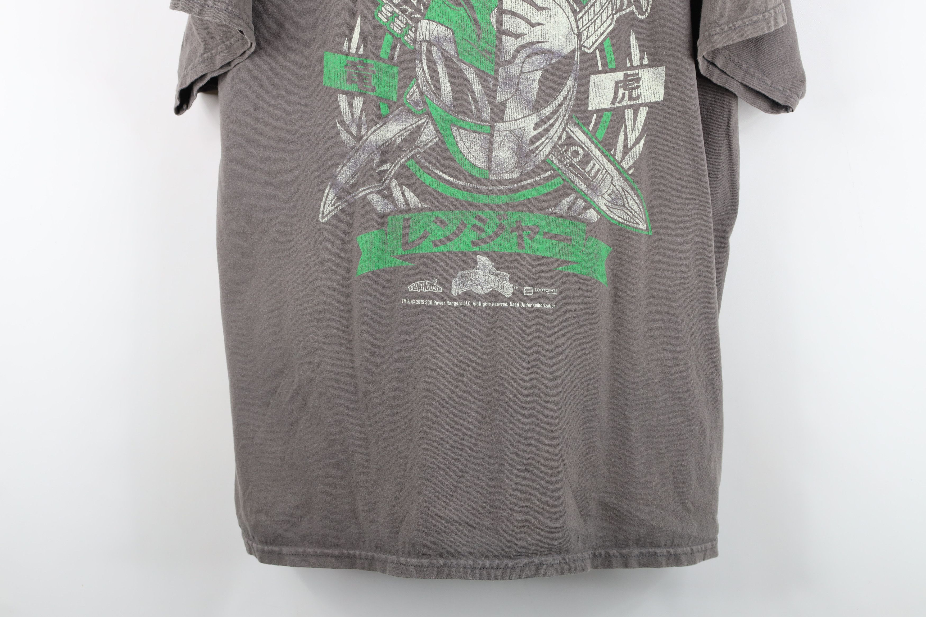 Vintage Vintage Y2K Power Rangers Short Sleeve T-Shirt Gray Cotton Size US XL / EU 56 / 4 - 3 Thumbnail
