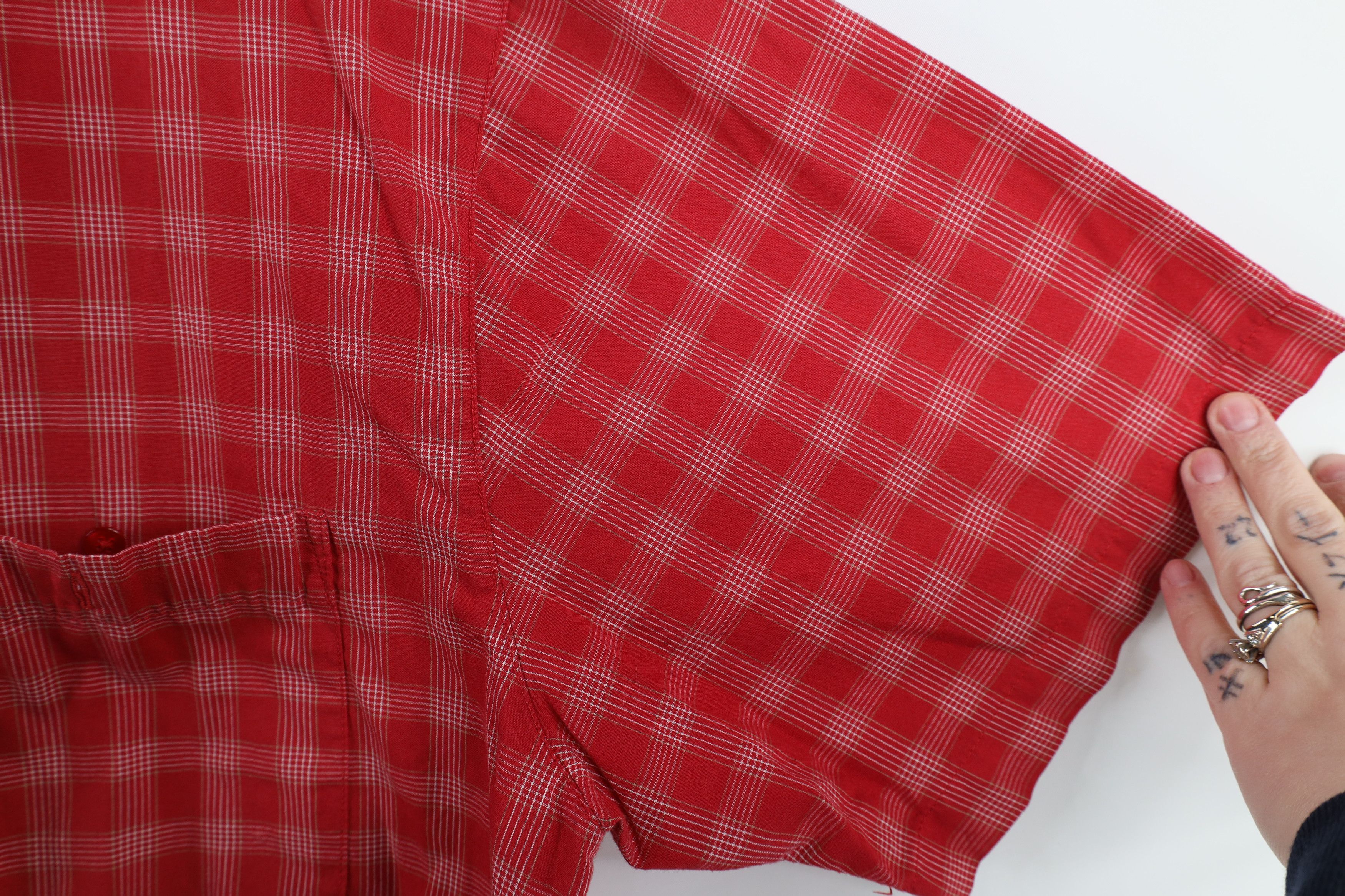 Vintage Vintage 90s Streetwear Short Sleeve Collared Shirt Jacket Size US XXL / EU 58 / 5 - 6 Thumbnail