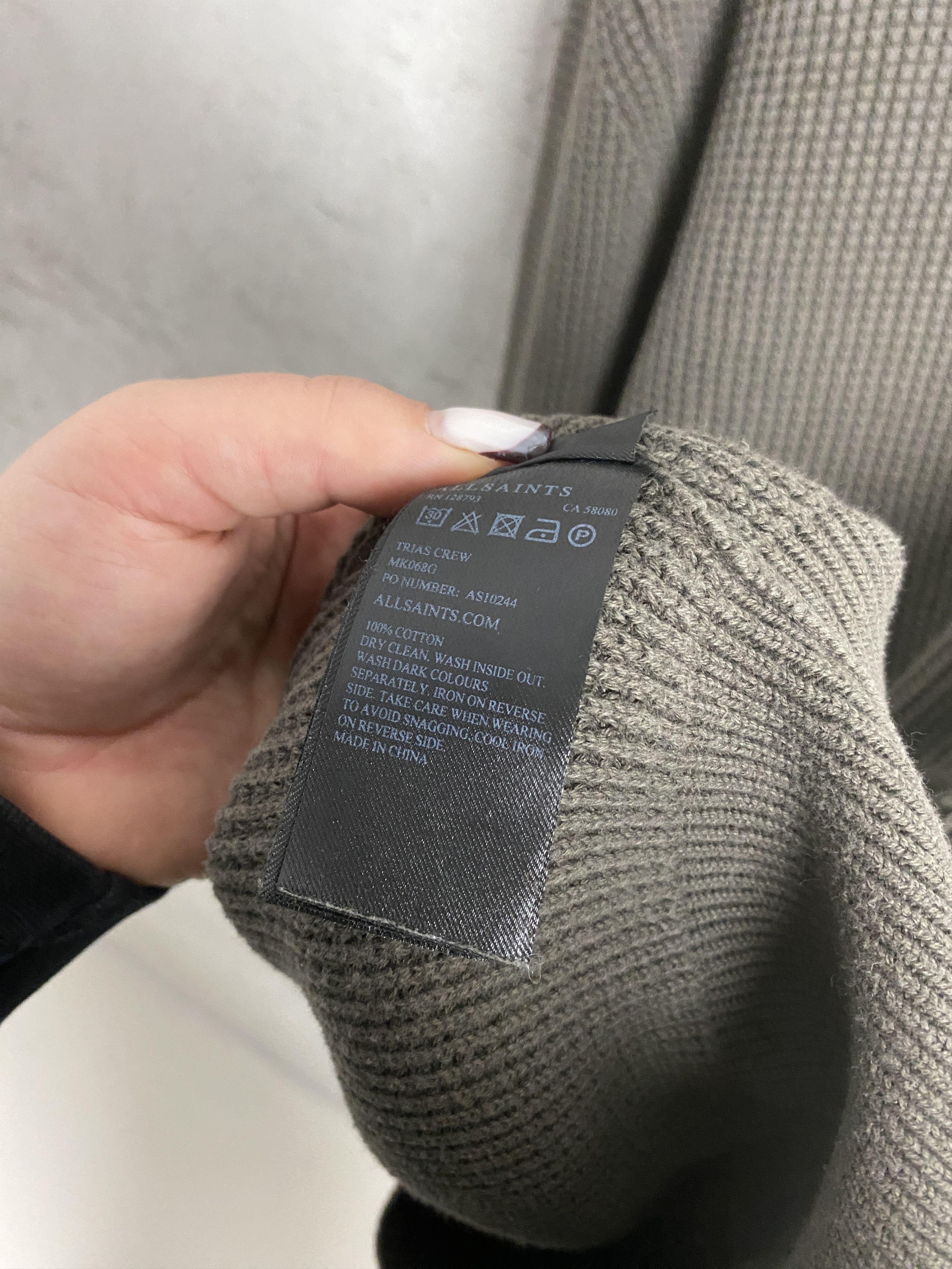 Allsaints Allsaints Trias Crew sweater knitwear heavy Size US S / EU 44-46 / 1 - 5 Thumbnail