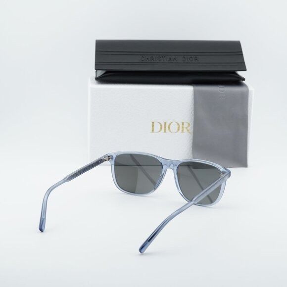Dior Dior INDIOR S3I 80A4 Sunglasses Blue Square Frame Size ONE SIZE - 8 Thumbnail