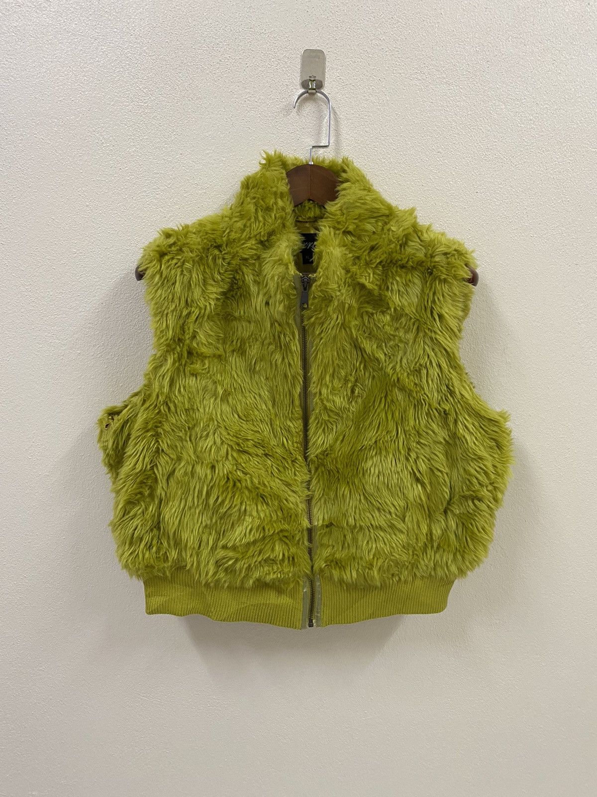 Japanese Brand × Vintage Vtg Diterrane Fur Vest Acrylic Mohair Size XL / US 12-14 / IT 48-50 - 2 Thumbnail