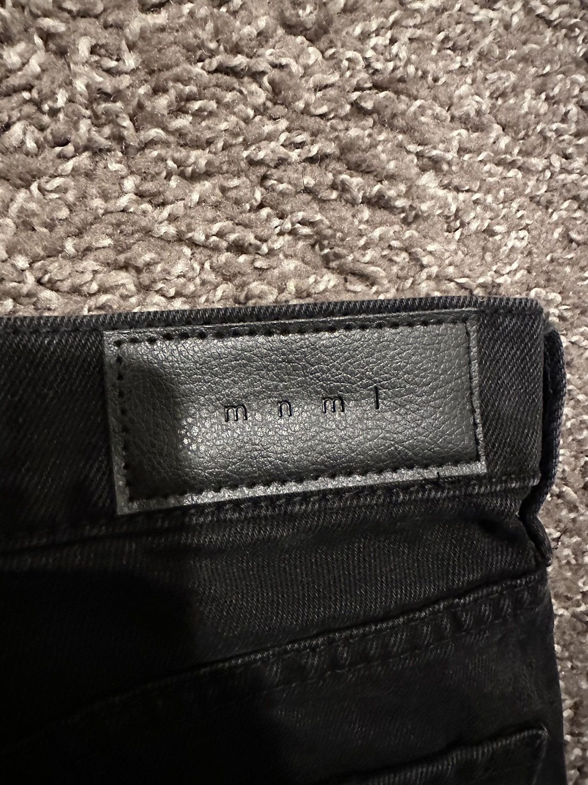 MNML × Vintage Black jeans straight leg Size US 32 / EU 48 - 3 Thumbnail