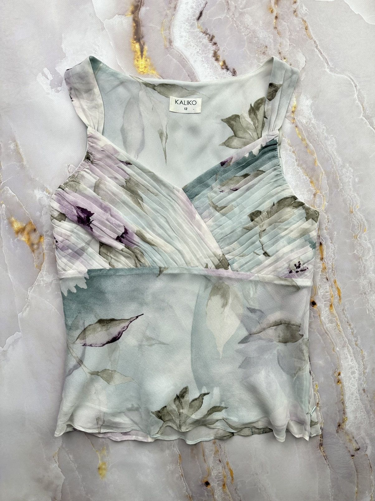 Japanese Brand Vintage Silk Tank Top Size M / US 6-8 / IT 42-44 - 1 Thumbnail