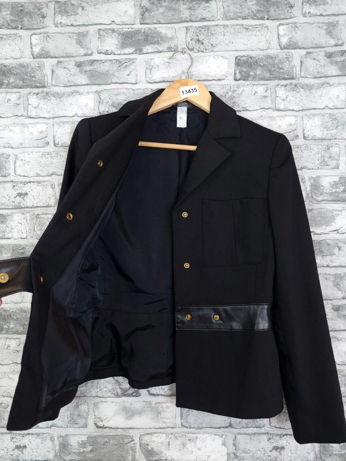 Versace Versace Jacket Size 8 10 Black Wool Mix Vintage Size S / US 4 / IT 40 - 6 Thumbnail