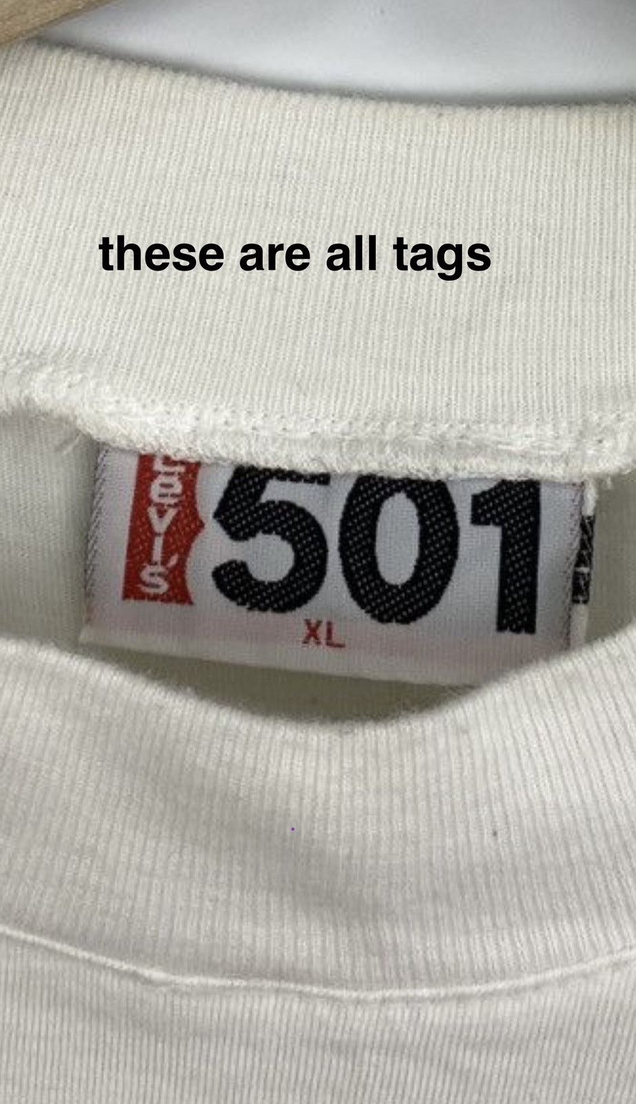 Levi's 🇺🇸Vintage 90s Levi’s 501 San Francisco Rare Retro T-Shirt Size US L / EU 52-54 / 3 - 6 Thumbnail