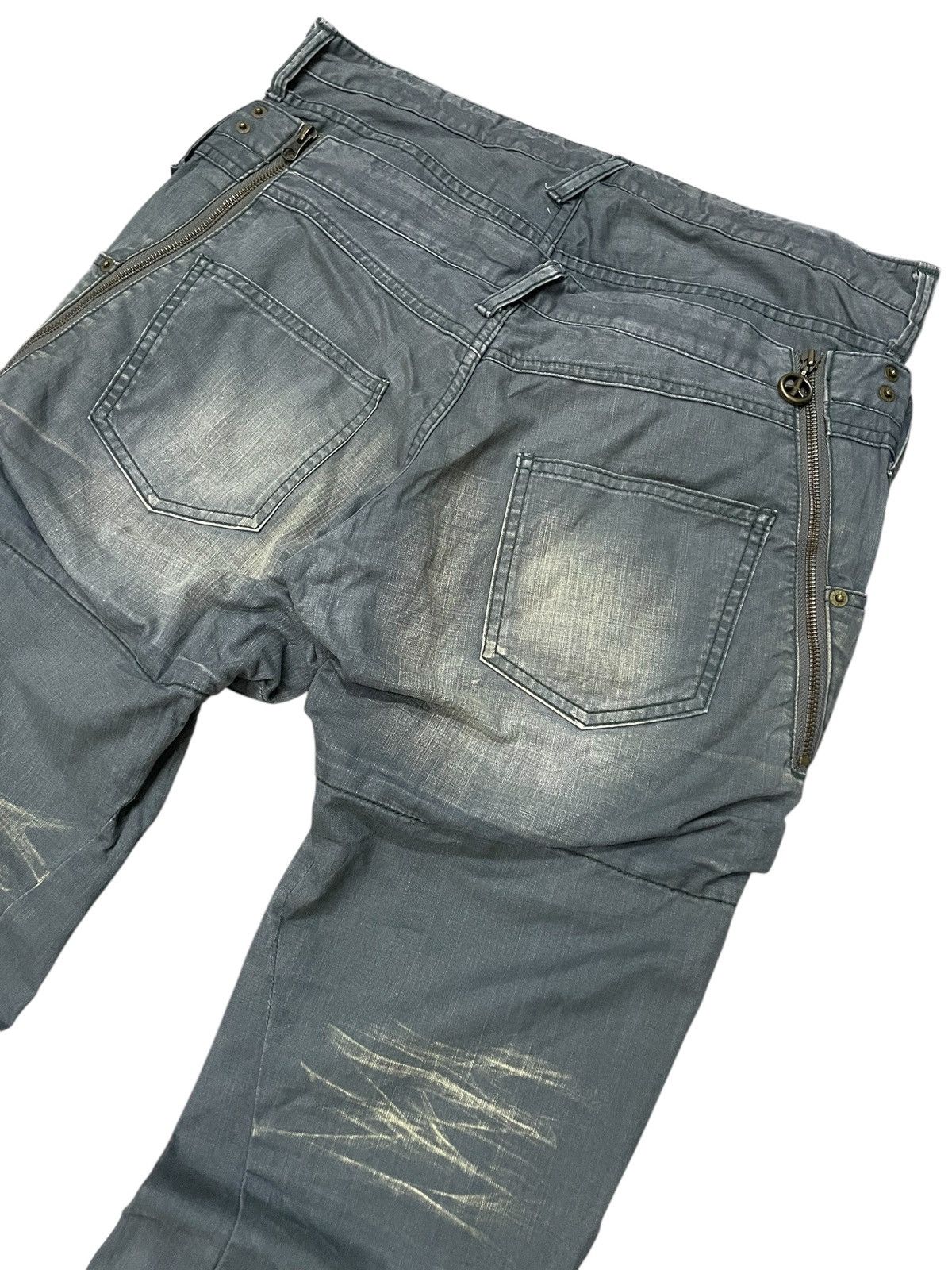 5351 POUR LES HOMMES × PPFM PPFM Japan Layered Double Waist Pocket Punk Wash Pants Size US 34 / EU 50 - 15 Thumbnail