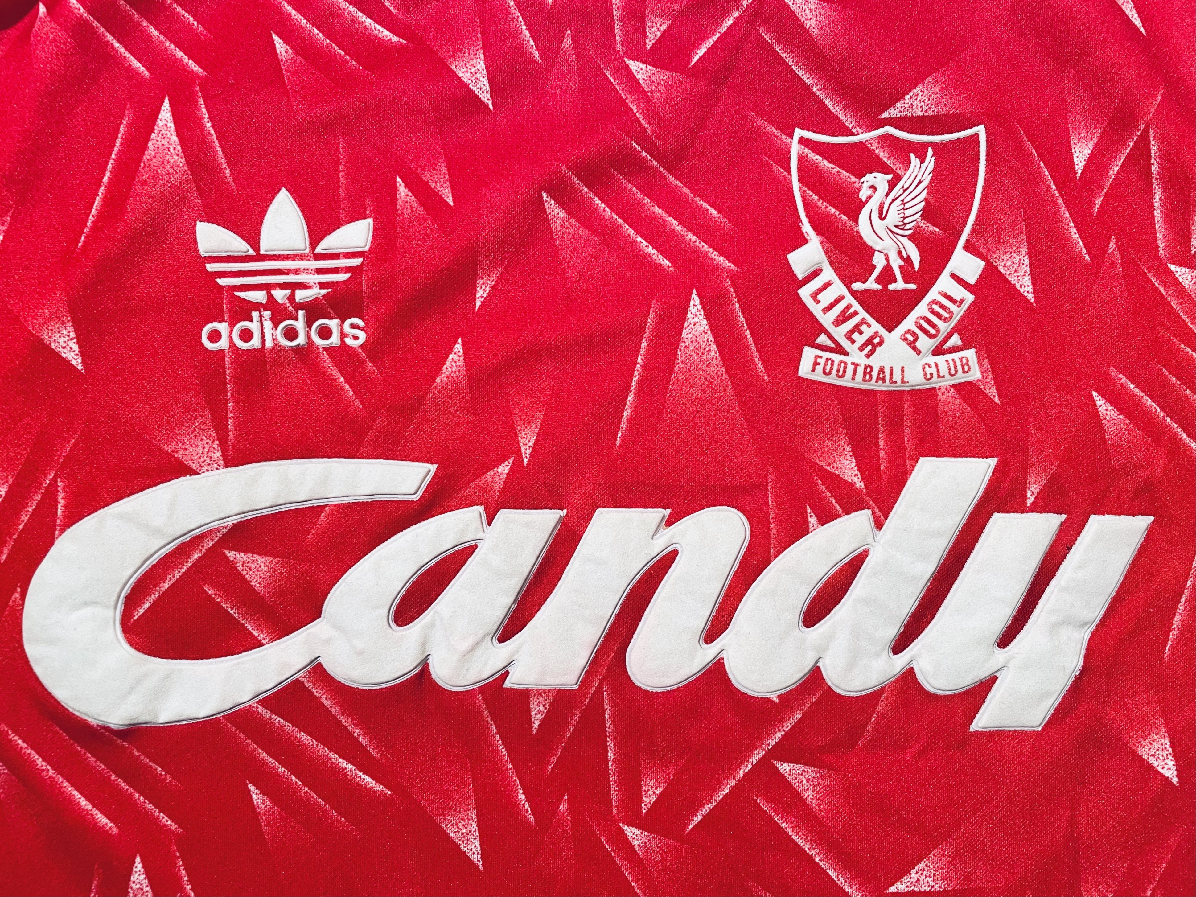 Adidas × Vintage Liverpool Home 38/40" Shirt 1989 / 1991 Adidas Candy Size US M / EU 48-50 / 2 - 5 Thumbnail