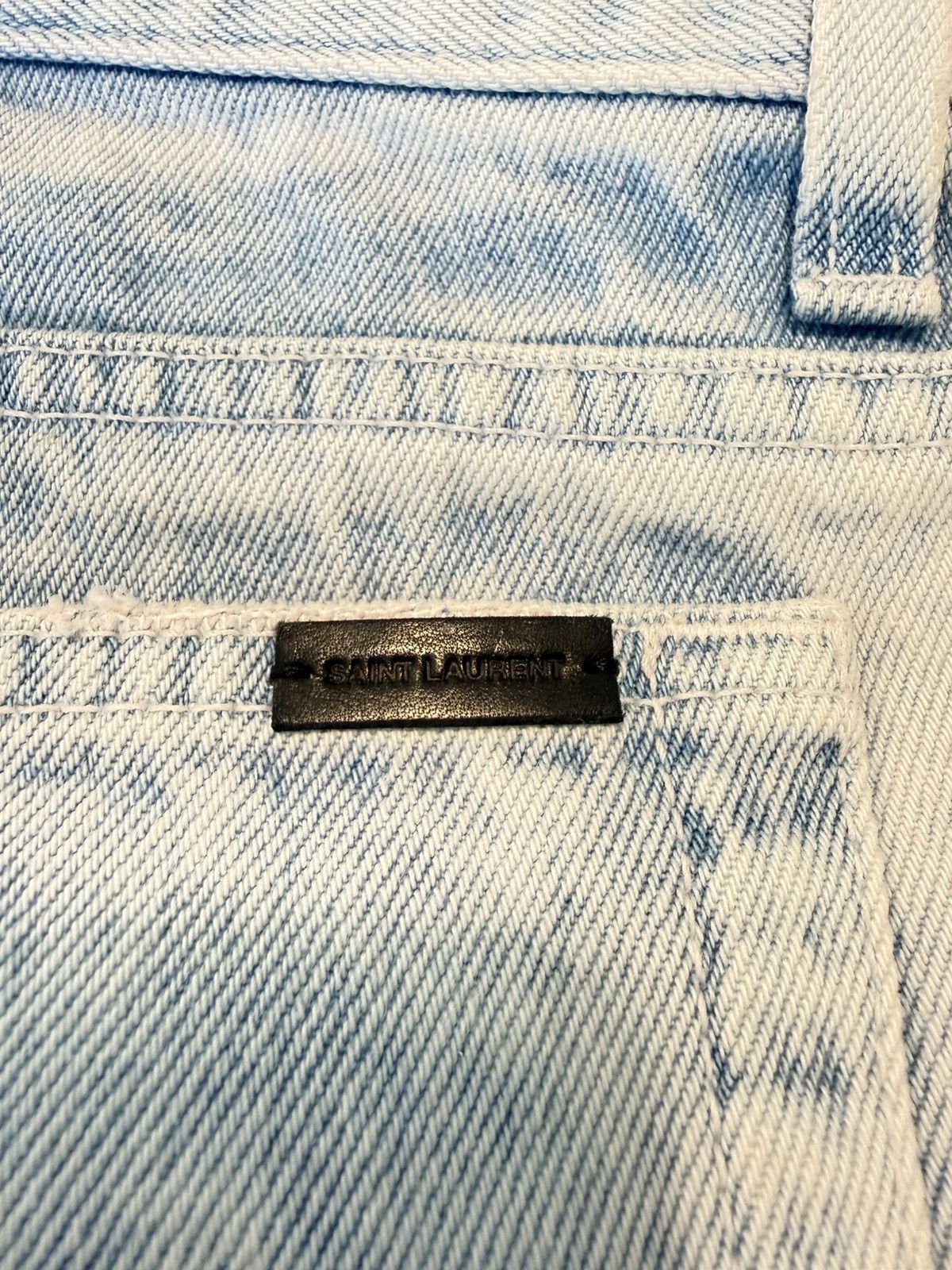 Saint Laurent Paris YSL Denim Jeans - Straight Slim Fit Size US 30 / EU 46 - 4 Thumbnail