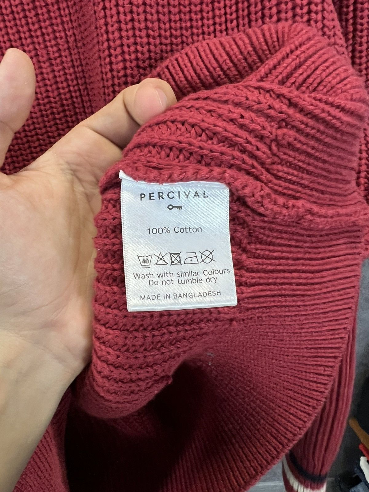 Percival Percival 1/3 zip sweater Size US L / EU 52-54 / 3 - 4 Thumbnail