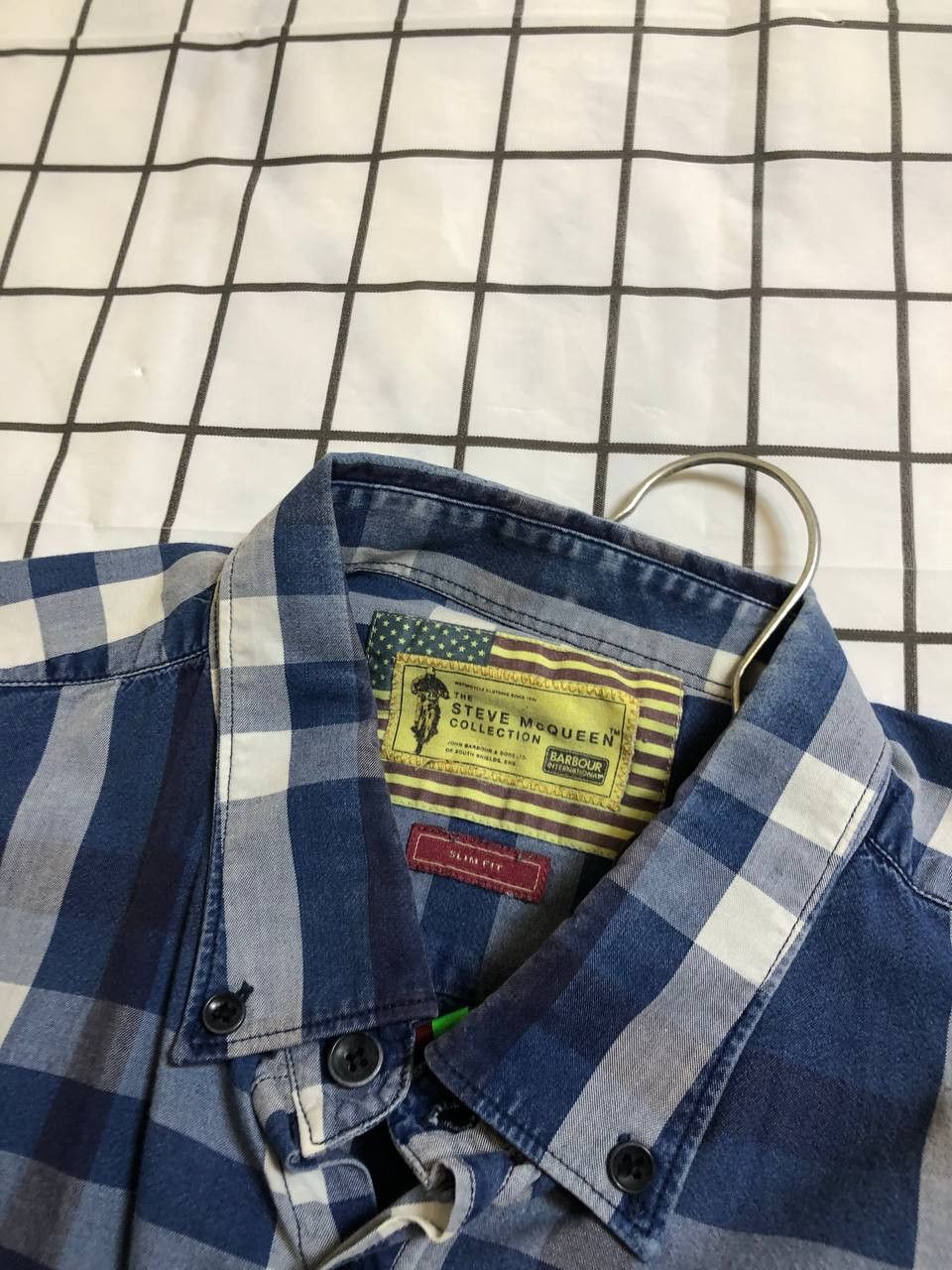 Barbour Barbour International Mcqueen Shirt Mens Plaid Slim Fit Size US M / EU 48-50 / 2 - 11 Thumbnail