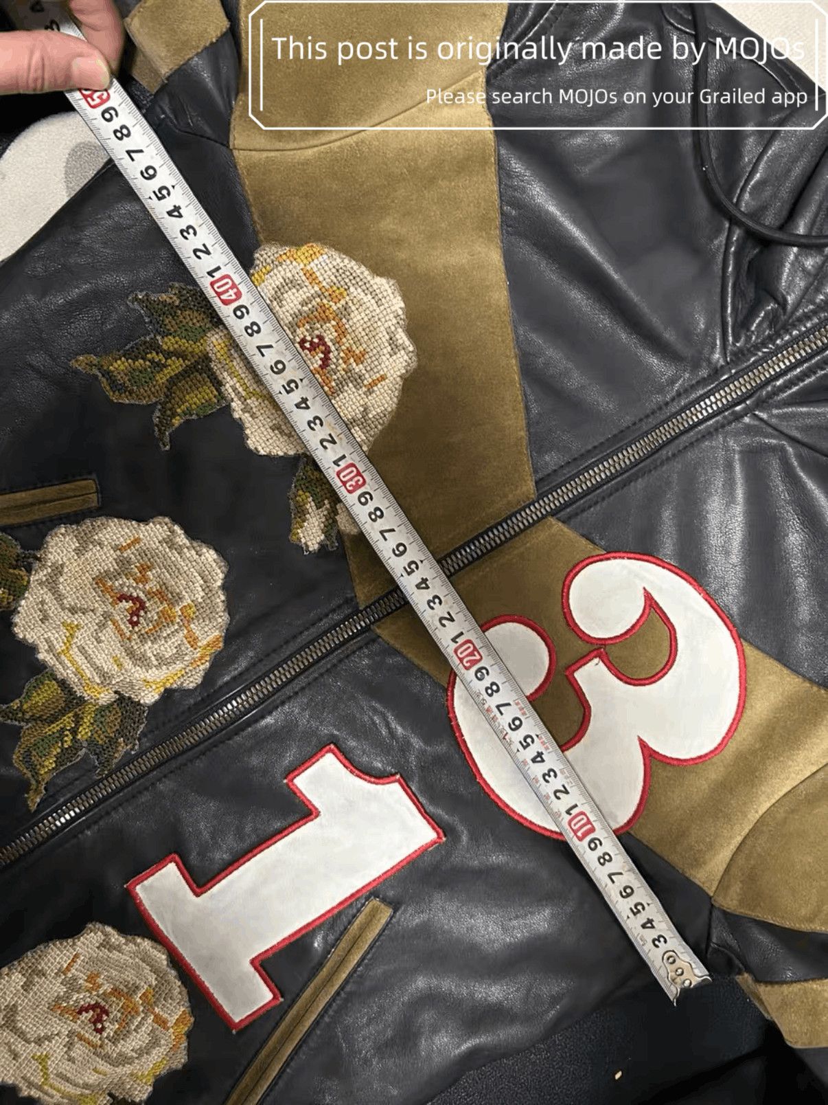 Dolce & Gabbana Sz 44 Dolce & Gbbana 31 Flowers Leather Jacket mojos1447 Size US S / EU 44-46 / 1 - 6 Thumbnail