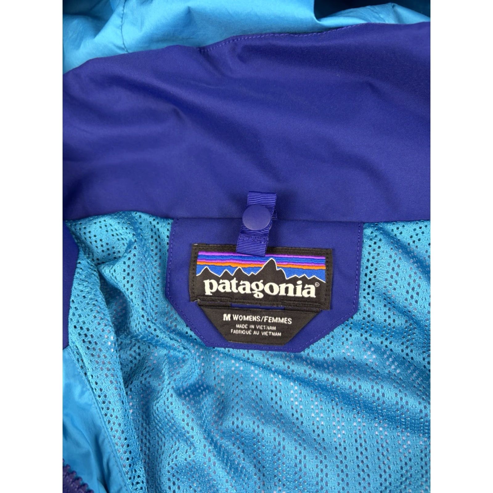 Patagonia Patagonia Jacket Womens M Regular Blue/Purple Hooded Full Zip Outdoor Recco H2NO Logo Size M / US 6-8 / IT 42-44 - 5 Thumbnail