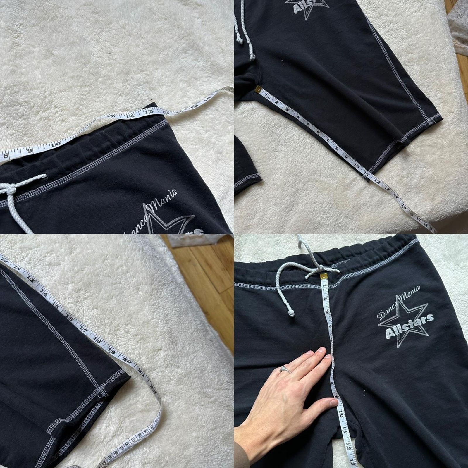 Vintage Dance All Stars Cotton Lounge Stitch Basic Long Shorts Size 28" / US 6 / IT 42 - 6 Thumbnail