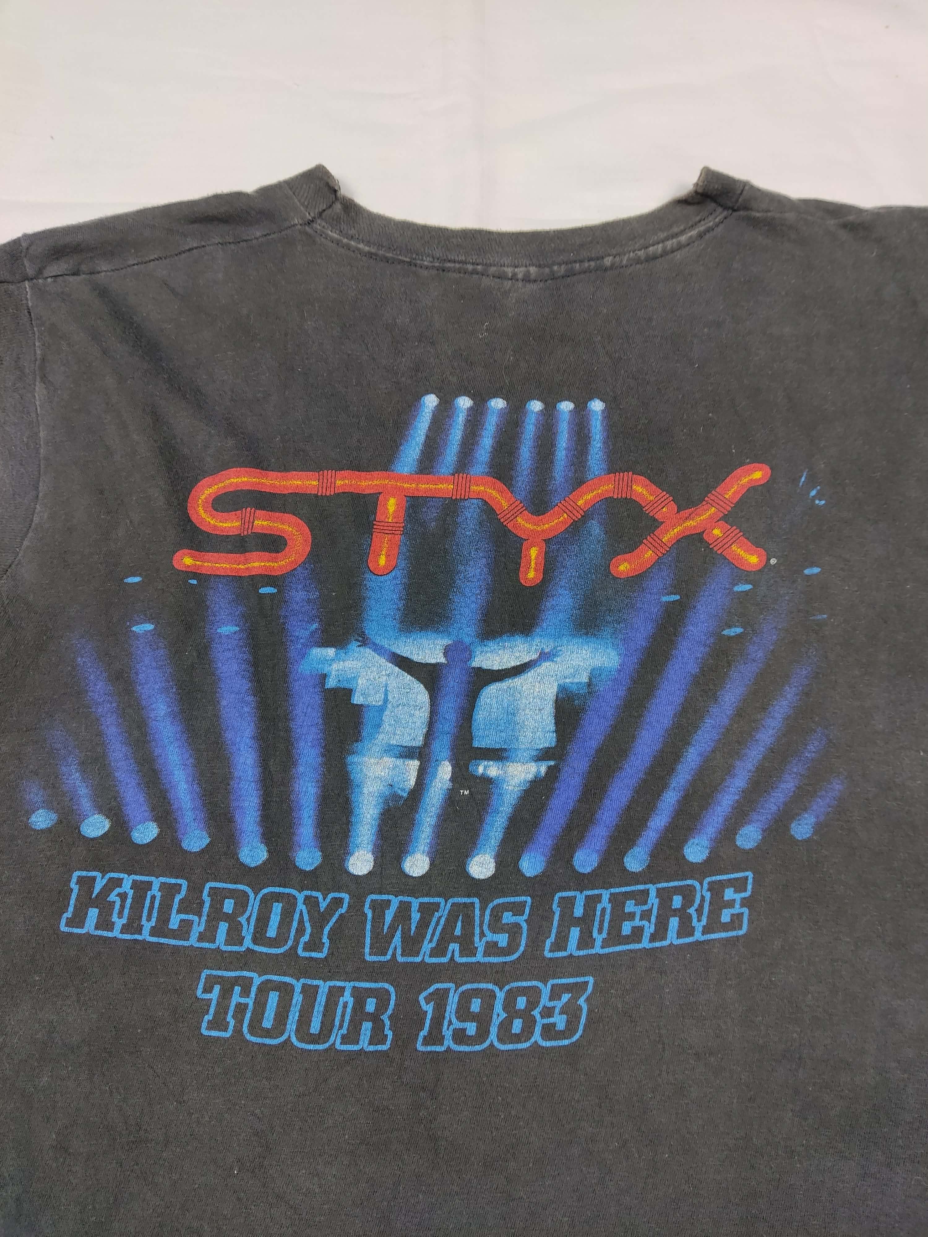 Band Tees Vintage 80s STYX Kilroy Was Here Tour Tank Top T Shirt Size US L / EU 52-54 / 3 - 6 Thumbnail