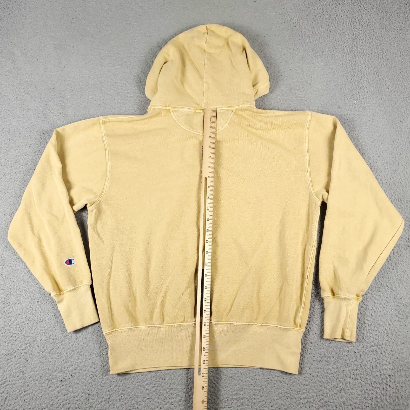Champion Champion Hoodie Adult XS Yellow Pullover Long Sleeve Sweatshirt Sports Mens Size US XS / EU 42 / 0 - 6 Thumbnail