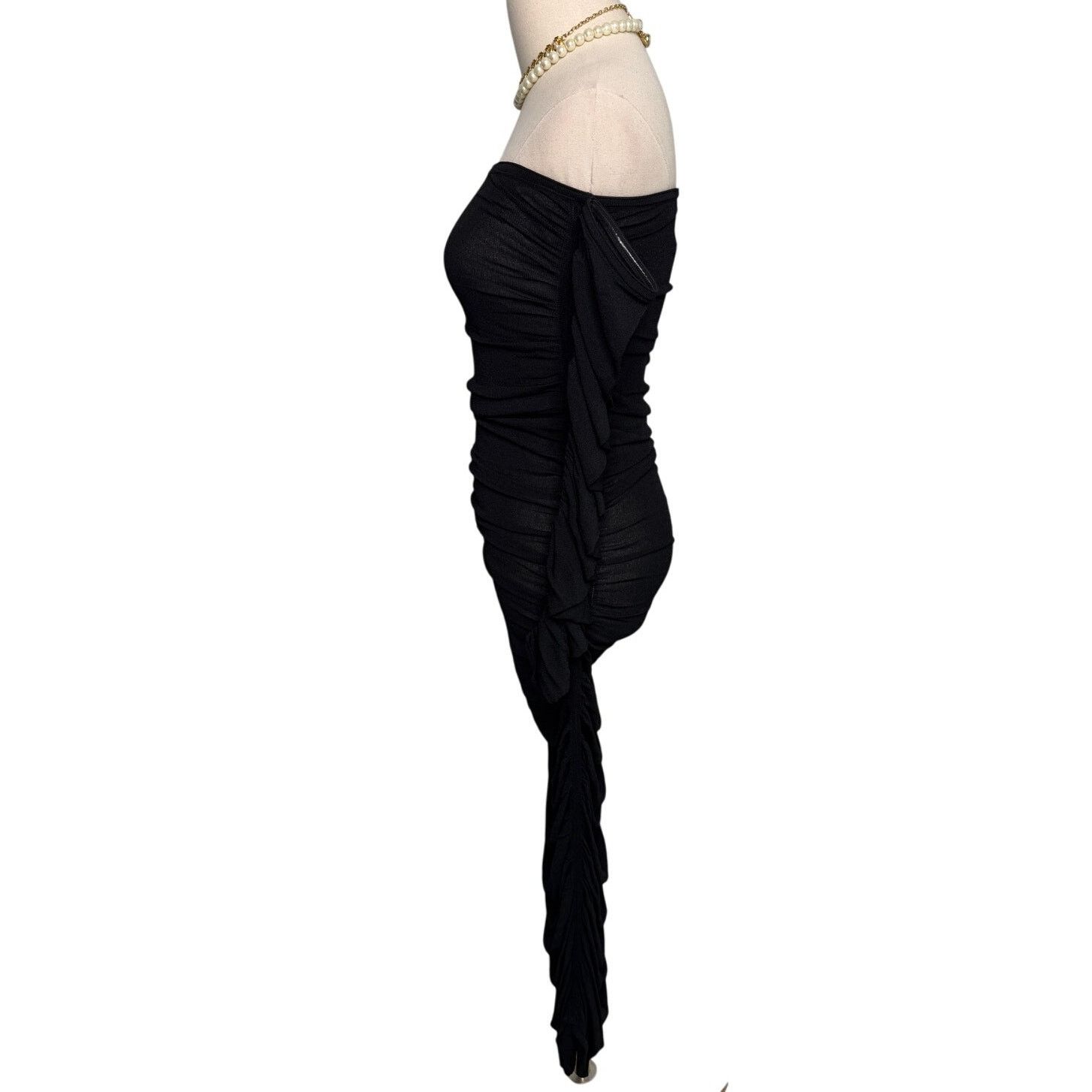 Altuzarra Altuzarra Trikera Jersey Maxi Dress sheer black size XS Size XS / US 0-2 / IT 36-38 - 10 Thumbnail