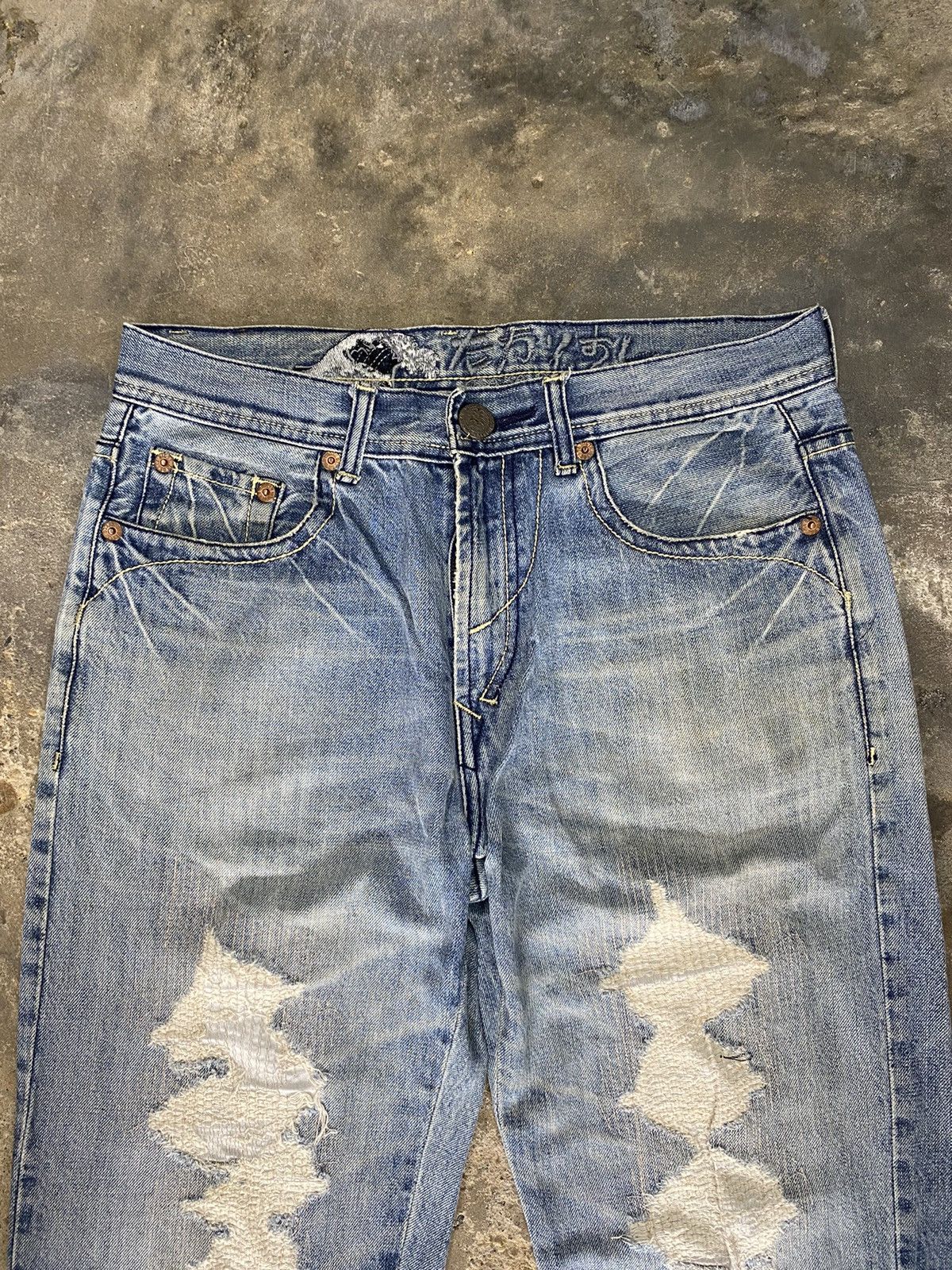 Japanese Brand × Vintage Osaka bigtrain blue jeans wash japanese brand Size US 32 / EU 48 - 4 Thumbnail