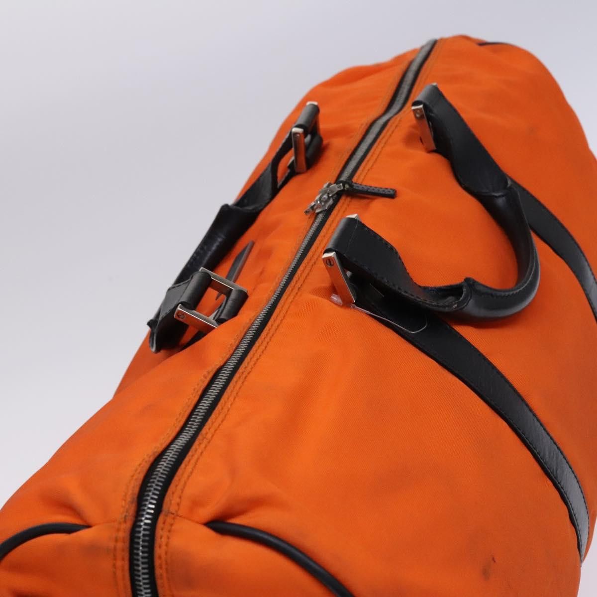 Gucci GUCCI Boston Bag Nylon Orange Black Size ONE SIZE - 6 Thumbnail