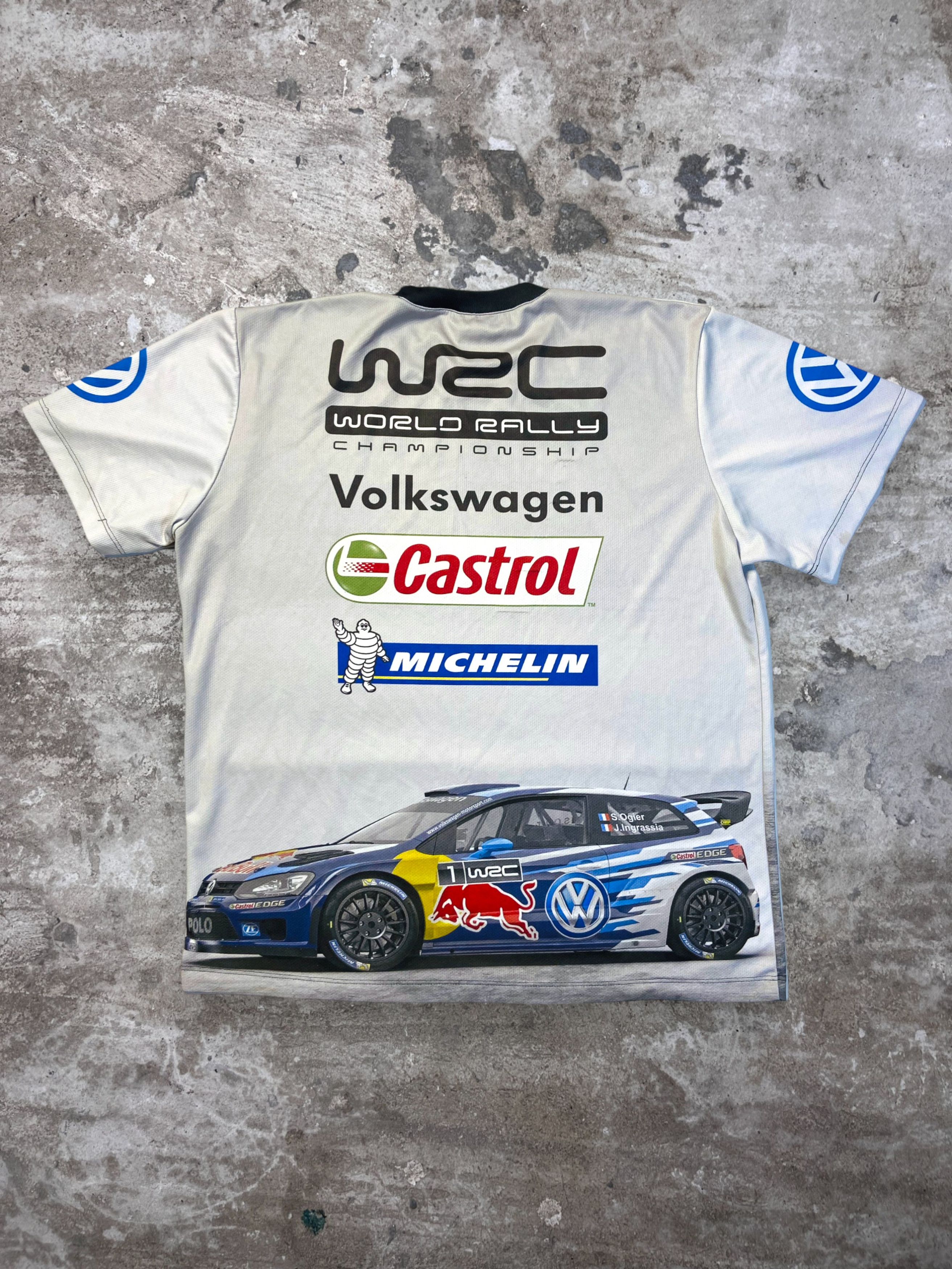 Vintage WOLKSVAGEN GOLF VERY RARE VINTAGE RACING TEE SHIRT - № 634 Size US L / EU 52-54 / 3 - 2 Thumbnail