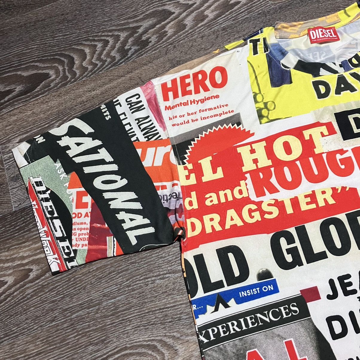 Diesel DIESEL 45th Anniversary Box T Graphic All Over T-shirt Size US M / EU 48-50 / 2 - 5 Thumbnail