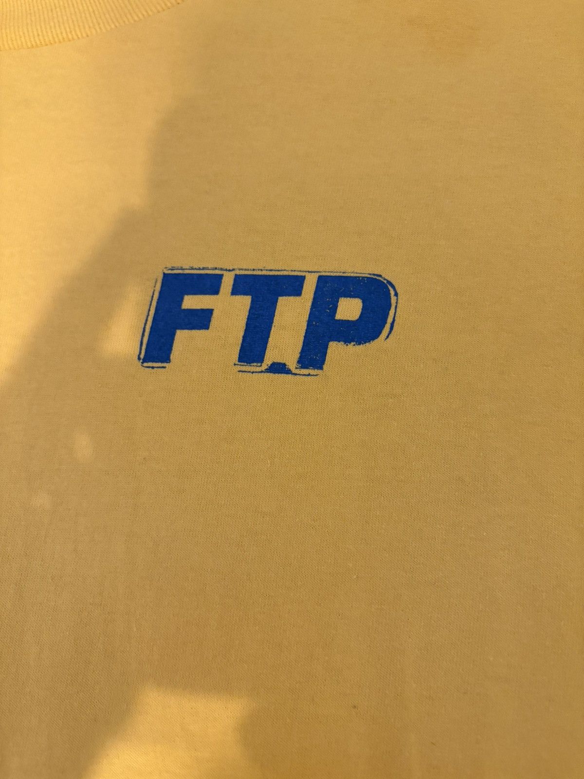 Fuck The Population FTP Stamp Logo Tshirt Yellow Size US L / EU 52-54 / 3 - 3 Thumbnail