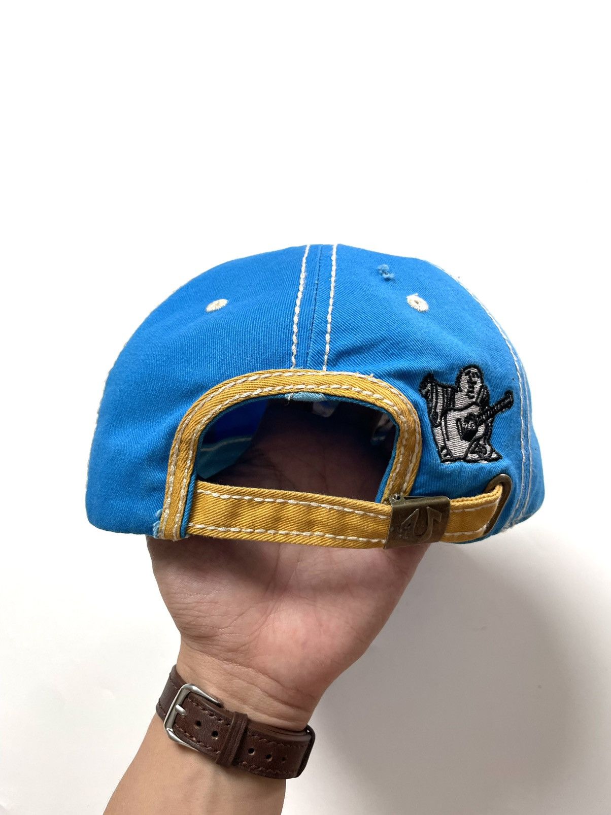 True Religion Vintage True Religion Embroidered Distressed Hat Size ONE SIZE - 7 Thumbnail