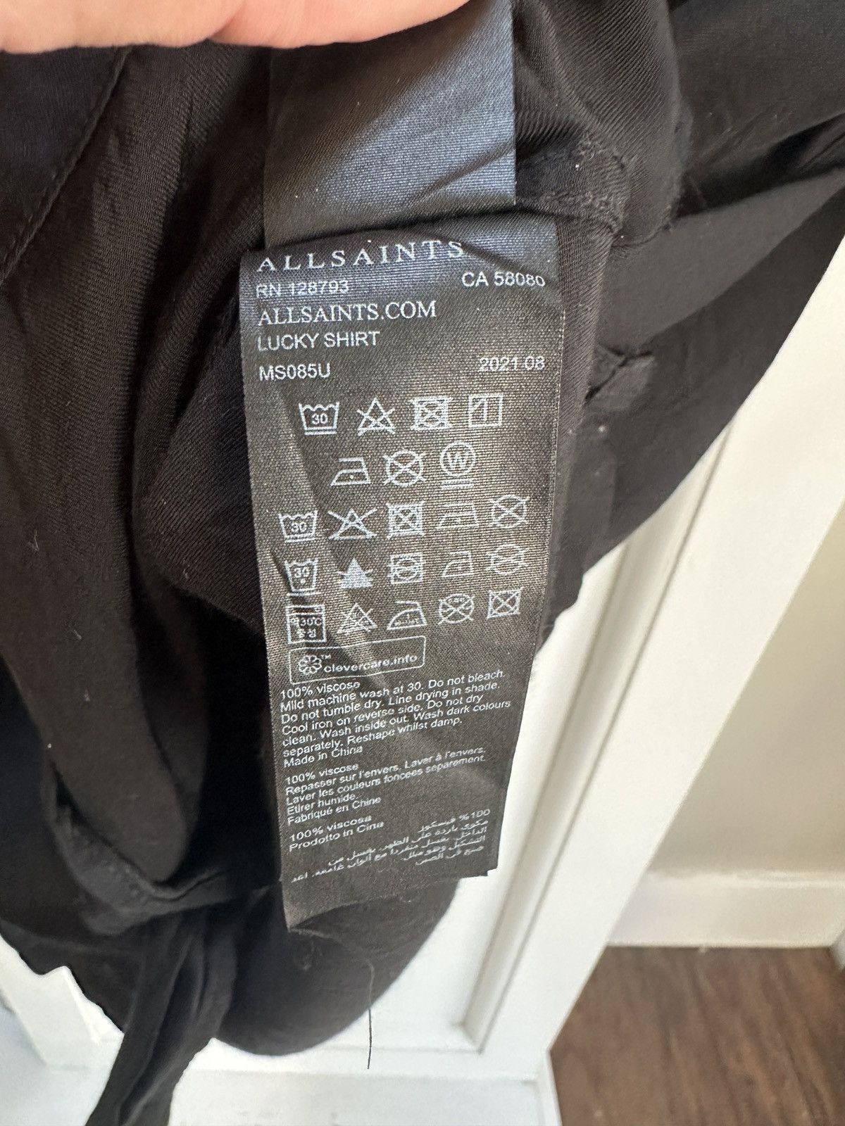 Allsaints Lucky Ss Shirt Allsaints Black Size US XS / EU 42 / 0 - 5 Thumbnail